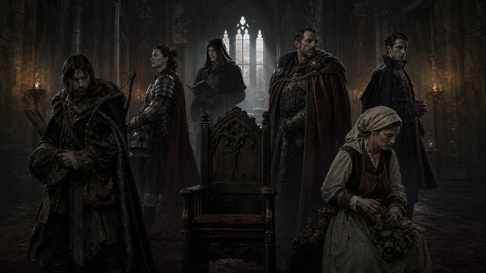 Personajes de Blood of the Dawnwalker
